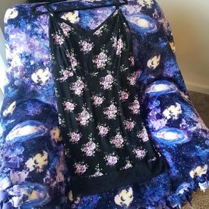 💓 sexy & floral forever 21+ slip bodycon dress !!